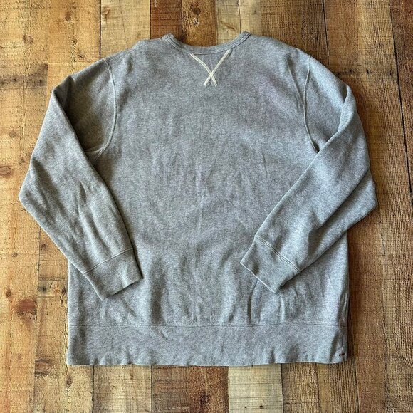 Polo Ralph Lauren RL-67 Jeans Co. Pullover Crewneck Sweater Mens X-Large Gray - Picture 5 of 6